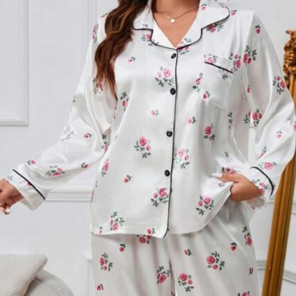 Variety Pack (4 sets) Satin House Coord Set Lounge Wear Set Pajama Set - Picture 7 of 9